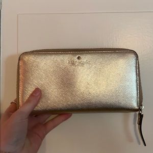 Kate Spade Gold Wallet